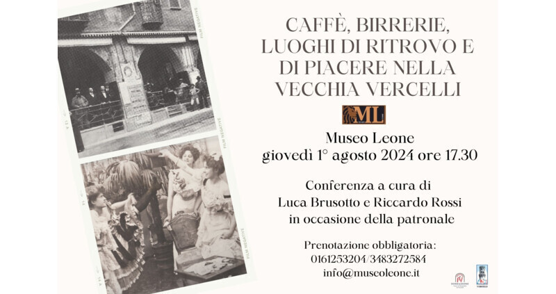 Caffè, birrerie, luoghi di ritrovo e di piacere nella vecchia Vercelli