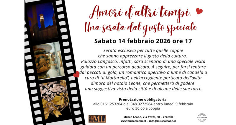 Amori d'altri tempi. Una serata dal gusto speciale
