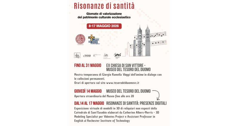 “Risonanze di santità” al Museo del Tesoro del Duomo di Vercelli