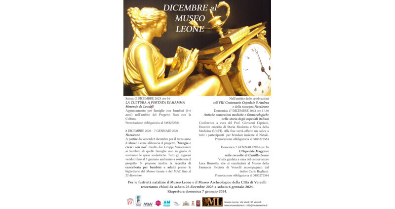 DICEMBRE AL MUSEO LEONE